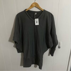 SALE!  Go Couture Gray Long Sleeve Sweater